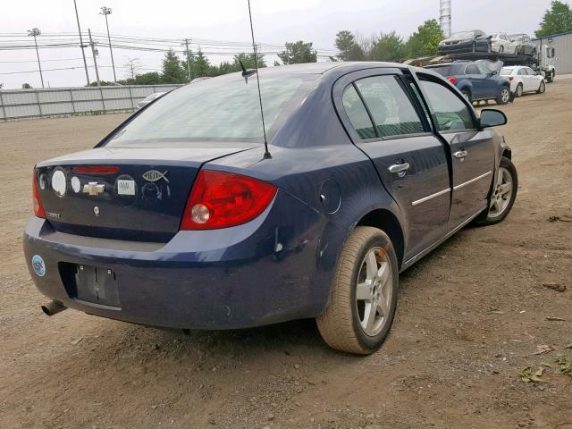 1G1AT58HX97208208 - 2009 CHEVROLET COBALT LT BLUE photo 4