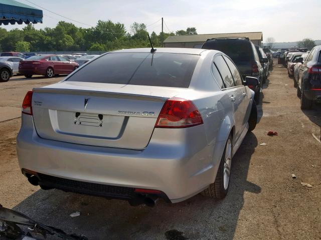 6G2ER57799L195479 - 2009 PONTIAC G8 SILVER photo 4