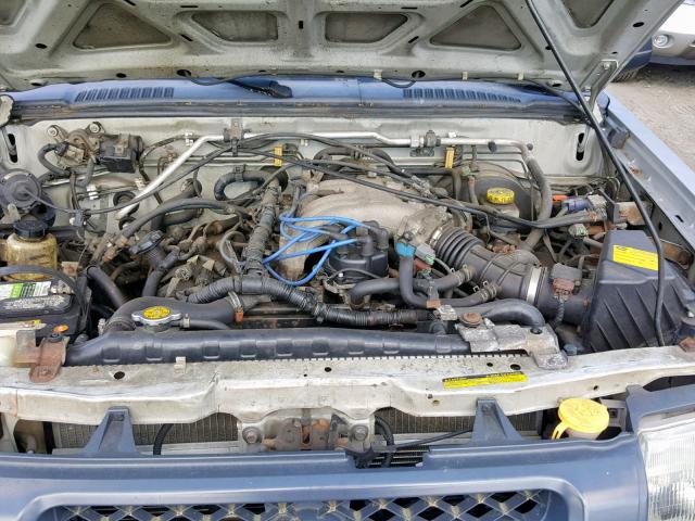 5N1ED28Y2YC597626 - 2000 NISSAN XTERRA XE SILVER photo 7