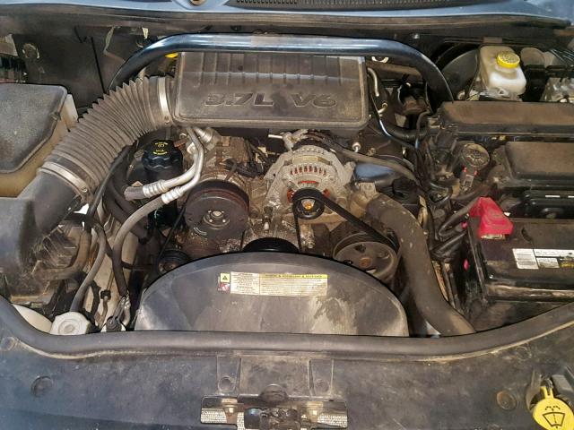 1J8HG48KX7C619296 - 2007 JEEP COMMANDER SILVER photo 7