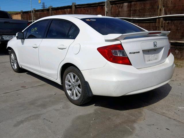19XFB2F99CE053250 - 2012 HONDA CIVIC EXL 白色 照片 3