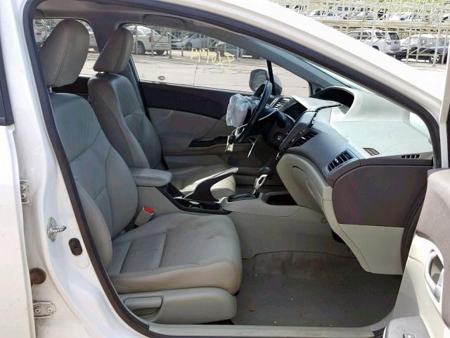 19XFB2F99CE053250 - 2012 HONDA CIVIC EXL 白色 照片 5