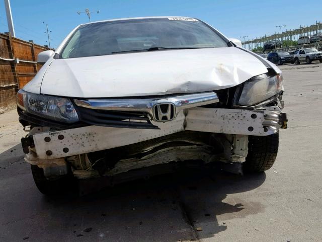 19XFB2F99CE053250 - 2012 HONDA CIVIC EXL 白色 照片 9