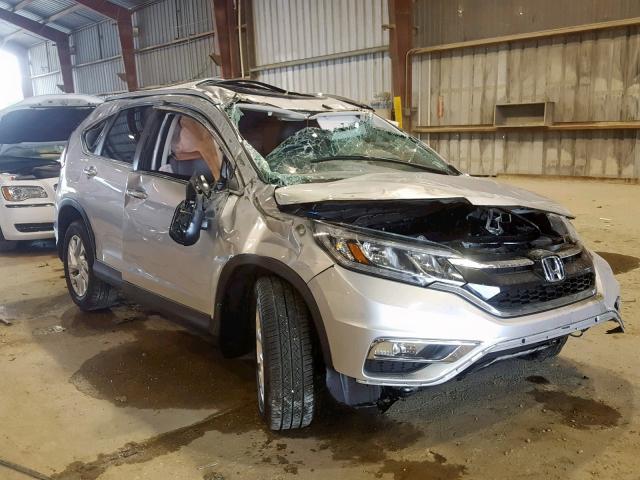 2HKRM3H74FH517859 - 2015 HONDA CR-V EXL SILVER photo 1