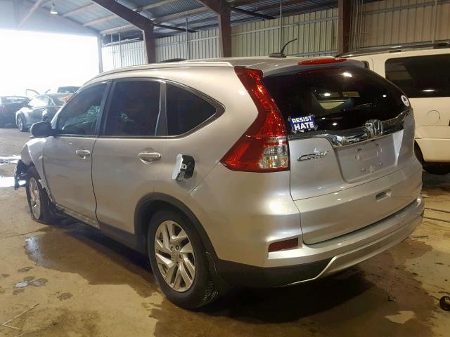 2HKRM3H74FH517859 - 2015 HONDA CR-V EXL SILVER photo 3