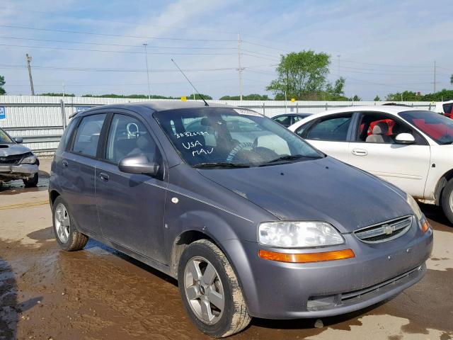 KL1TD66618B081825 - 2008 CHEVROLET AVEO BASE Сұр фото 1