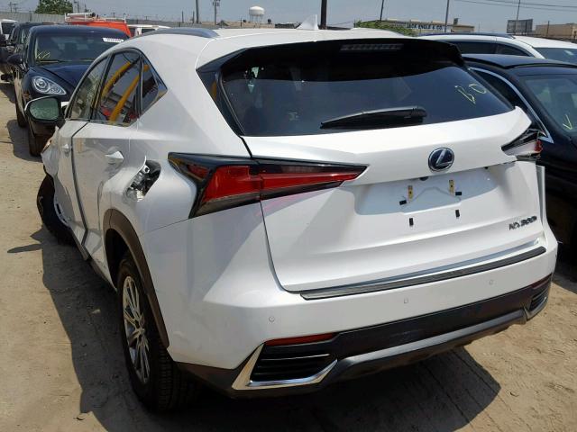 JTJBJRBZ2J2080300 - 2018 LEXUS NX 300H WHITE photo 3