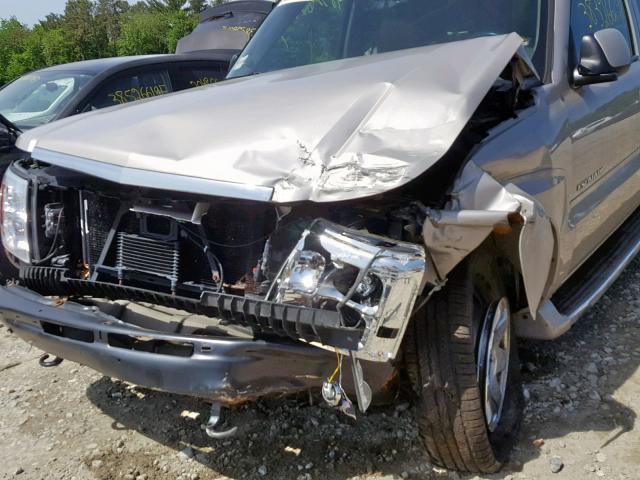 1GYEK63N06R112872 - 2006 CADILLAC ESCALADE L GRAY photo 9