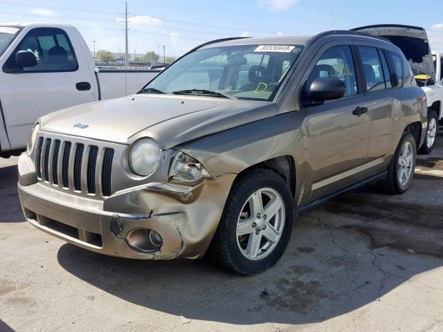 1J8FT47W27D221940 - 2007 JEEP COMPASS GOLD photo 2