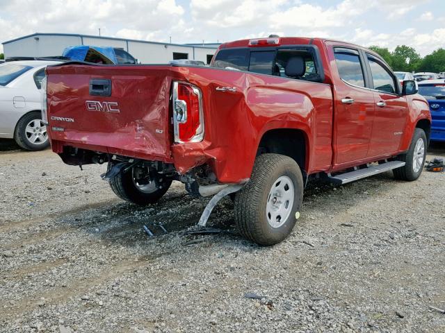 1GTG6DE39G1155478 - 2016 GMC CANYON SLT RED photo 4