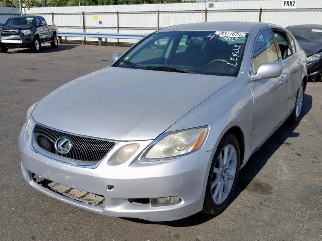 JTHBH96S665004840 - 2006 LEXUS GS 300 SILVER photo 2