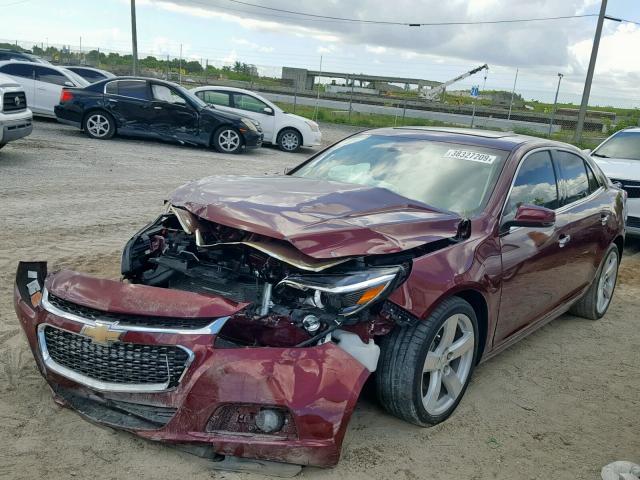 1G11G5SX9FF179211 - 2015 CHEVROLET MALIBU LTZ 红色 照片 2