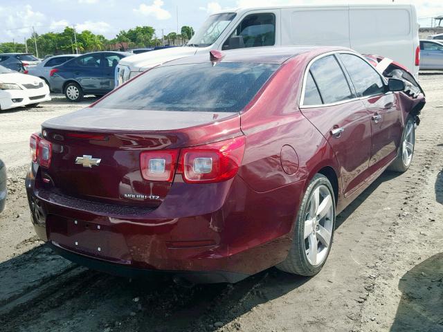1G11G5SX9FF179211 - 2015 CHEVROLET MALIBU LTZ 红色 照片 4