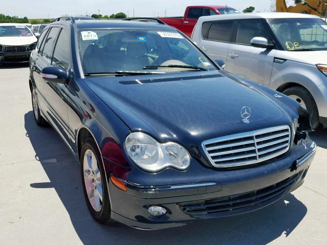 WDBRH61J95F675570 - 2005 MERCEDES-BENZ C 240 SPOR BLACK photo 1