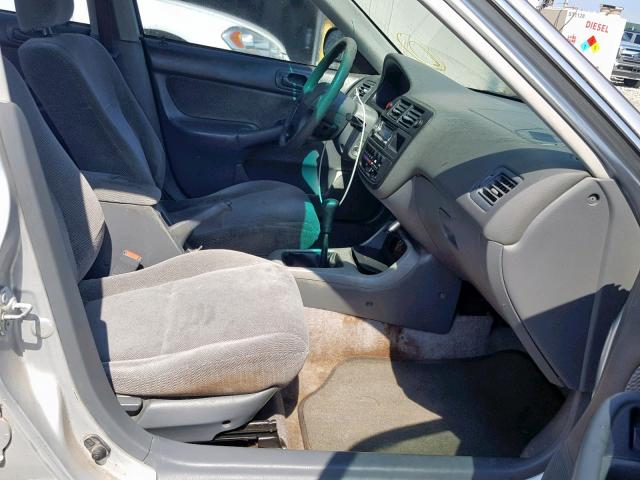 2HGEJ6579WH559659 - 1998 HONDA CIVIC LX GRAY photo 5