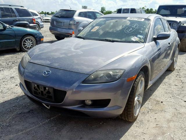 JM1FE173740131904 - 2004 MAZDA RX8 GRAY photo 2