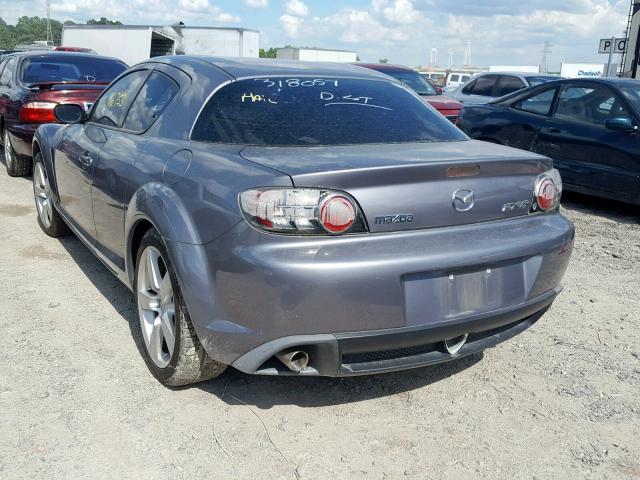 JM1FE173740131904 - 2004 MAZDA RX8 GRAY photo 3