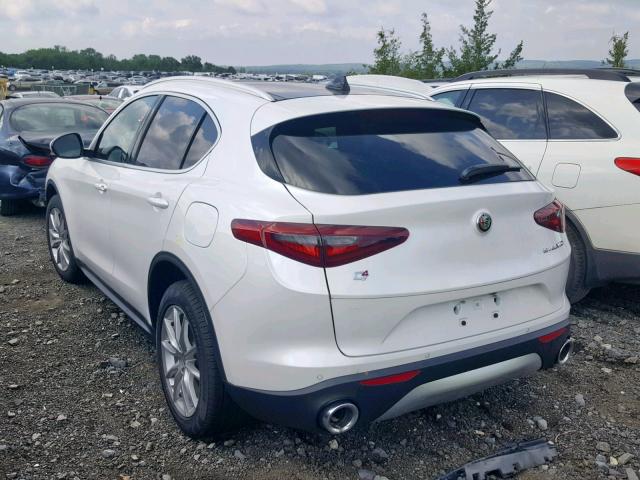 ZASPAKBN2K7C38823 - 2019 ALFA ROMEO STELVIO TI WHITE photo 3