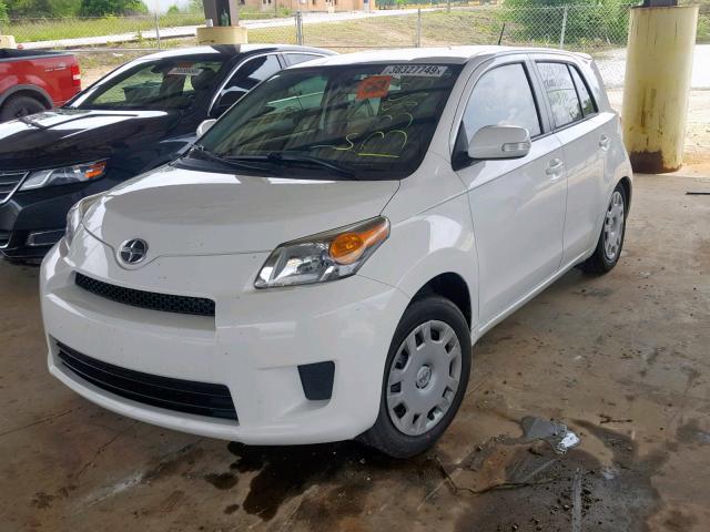 JTKKUPB4XE1046600 - 2014 TOYOTA SCION XD WHITE photo 2