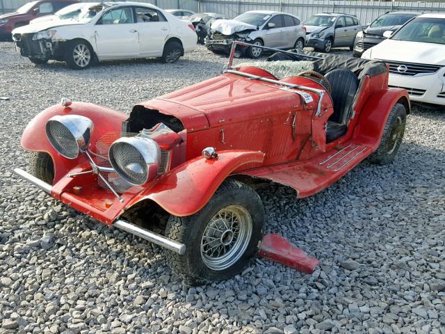 00000000000008467 - 1937 JAGUAR SS100 RED photo 2