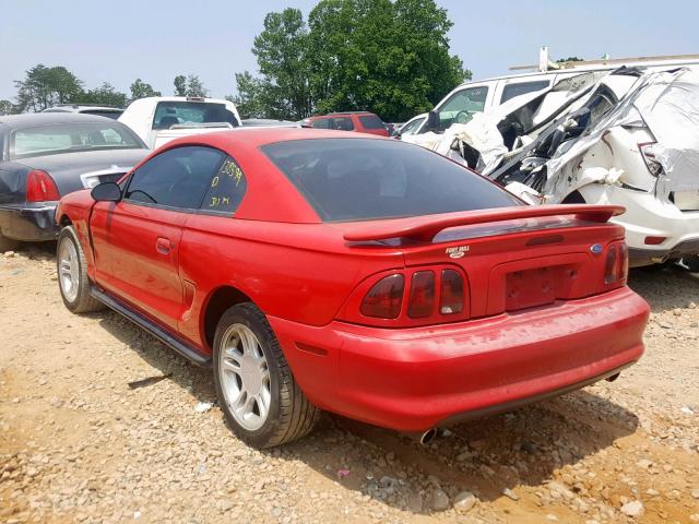 1FALP42X6TF124291 - 1996 FORD MUSTANG GT RED photo 3