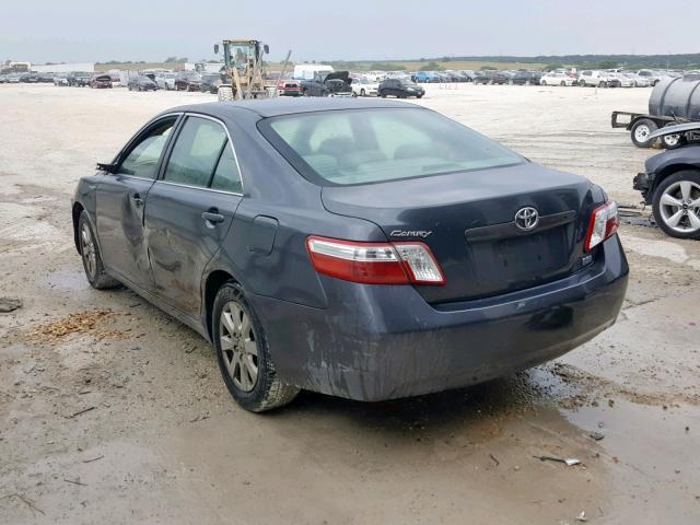 4T1BB46K98U061155 - 2008 TOYOTA CAMRY HYBR CHARCOAL photo 3