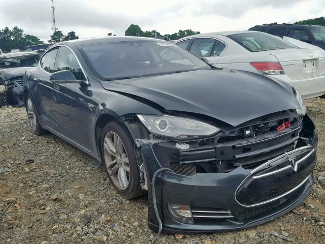 5YJSA1S1XEFP60981 - 2014 TESLA MODEL S BLACK photo 1