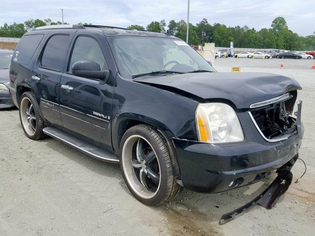 1GKFK638X7J219551 - 2007 GMC YUKON DENA BLACK photo 1