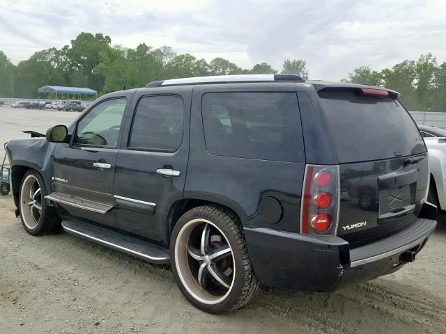 1GKFK638X7J219551 - 2007 GMC YUKON DENA BLACK photo 3