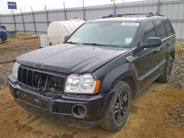 1J8GR48K07C531539 - 2007 JEEP GRAND CHER BLACK photo 2