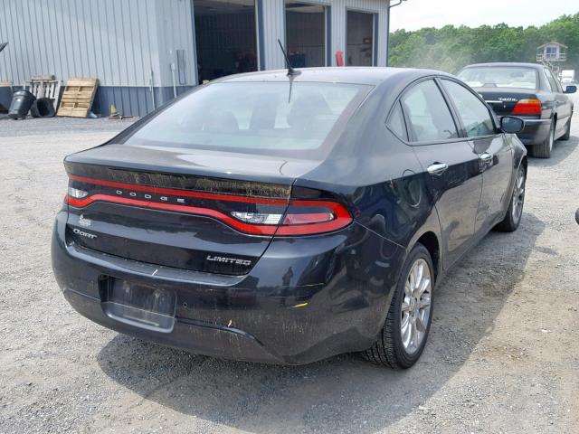 1C3CDFCA5DD293826 - 2013 DODGE DART LIMIT BLACK photo 4