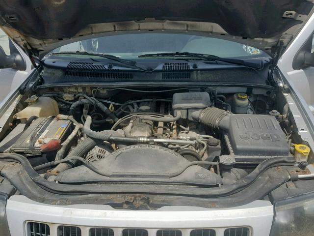 1J4GW48SX4C242822 - 2004 JEEP GRAND CHER SILVER photo 7