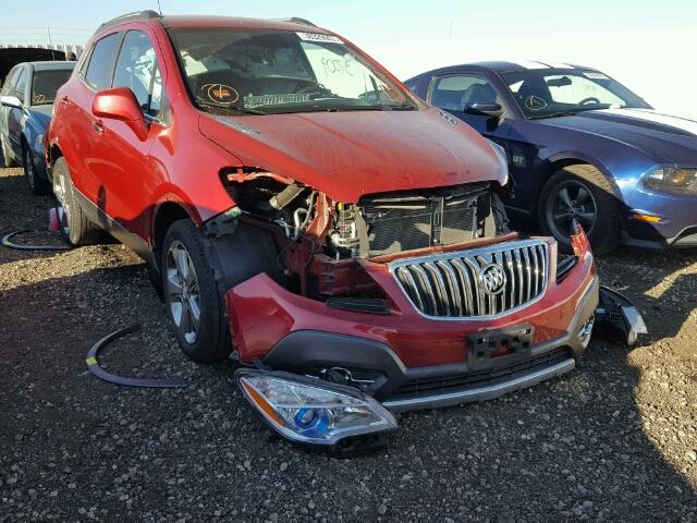 KL4CJBSB4DB081495 - 2013 BUICK ENCORE CON ბურგუნდია ფოტო 1