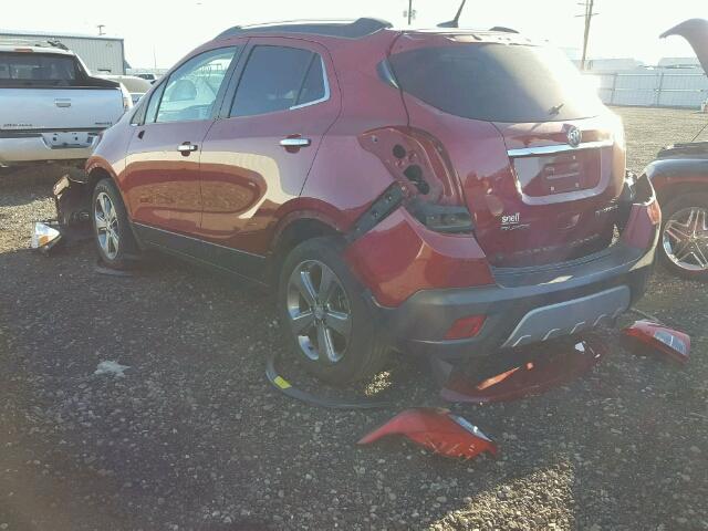 KL4CJBSB4DB081495 - 2013 BUICK ENCORE CON ბურგუნდია ფოტო 3