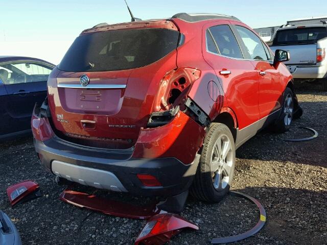 KL4CJBSB4DB081495 - 2013 BUICK ENCORE CON ბურგუნდია ფოტო 4