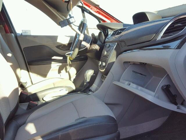 KL4CJBSB4DB081495 - 2013 BUICK ENCORE CON ბურგუნდია ფოტო 5