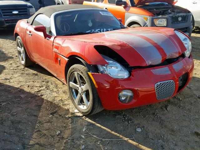 1G2MS35B88Y131556 - 2008 PONTIAC SOLSTICE RED photo 1