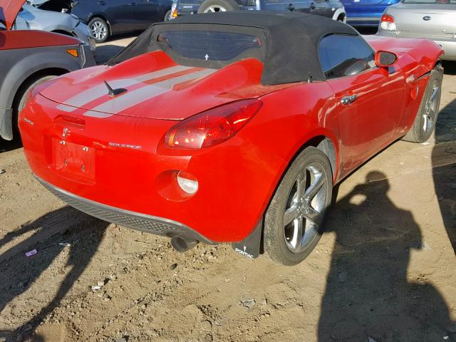 1G2MS35B88Y131556 - 2008 PONTIAC SOLSTICE RED photo 4