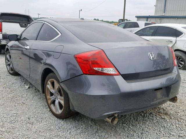 1HGCS2A83CA001814 - 2012 HONDA ACCORD EXL GRAY photo 3