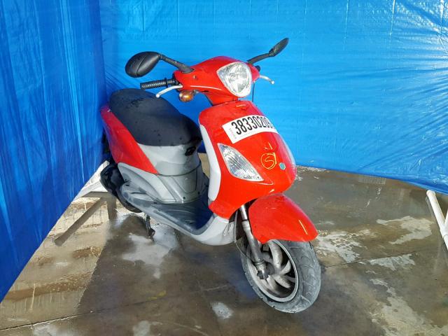 ZAPM578F174001308 - 2007 PIAGGIO FLY 50 RED photo 1