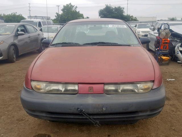 1G8ZH5289VZ334945 - 1997 SATURN SL1 RED photo 9