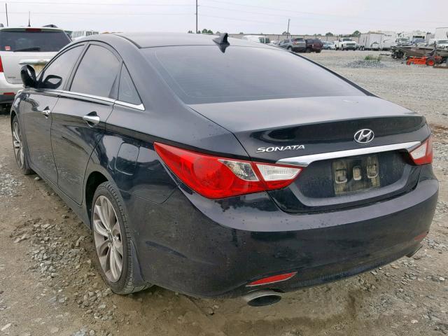 5NPEC4AC4BH129829 - 2011 HYUNDAI SONATA SE BLACK photo 3