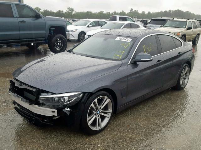 WBA4J1C53KBM18701 - 2019 BMW 430I GRAN GRAY photo 2