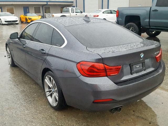 WBA4J1C53KBM18701 - 2019 BMW 430I GRAN GRAY photo 3