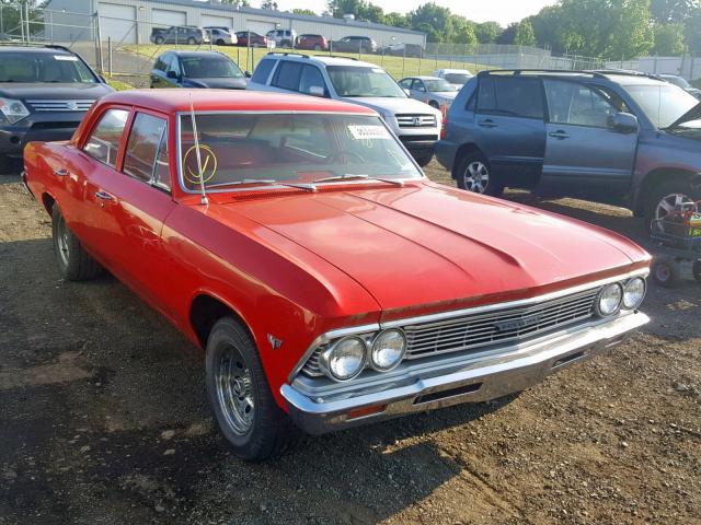 132696B150290 - 1966 CHEVROLET CHEVELLE RED photo 1