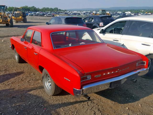 132696B150290 - 1966 CHEVROLET CHEVELLE RED photo 3