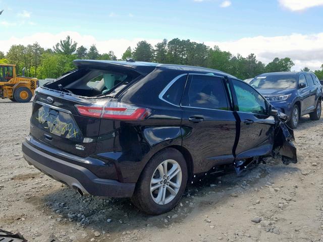 2FMPK4J92KBB11210 - 2019 FORD EDGE SEL BLACK photo 4