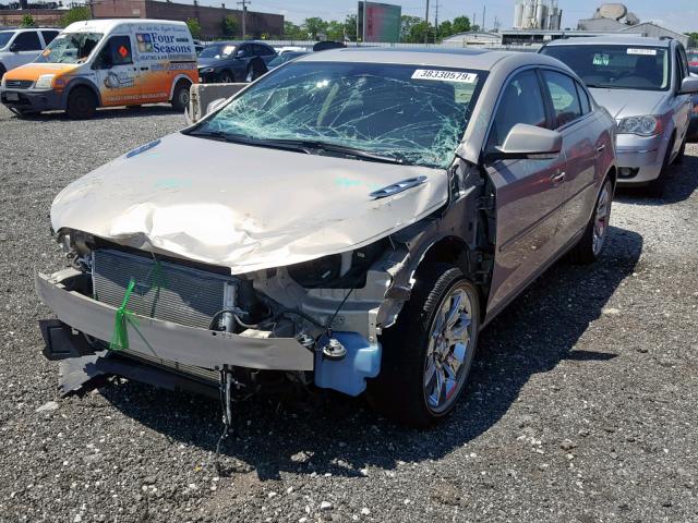 1G4GE5ED7BF389269 - 2011 BUICK LACROSSE C GOLD photo 2