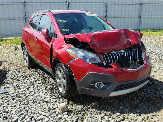 KL4CJESB7DB072100 - 2013 BUICK ENCORE RED photo 1