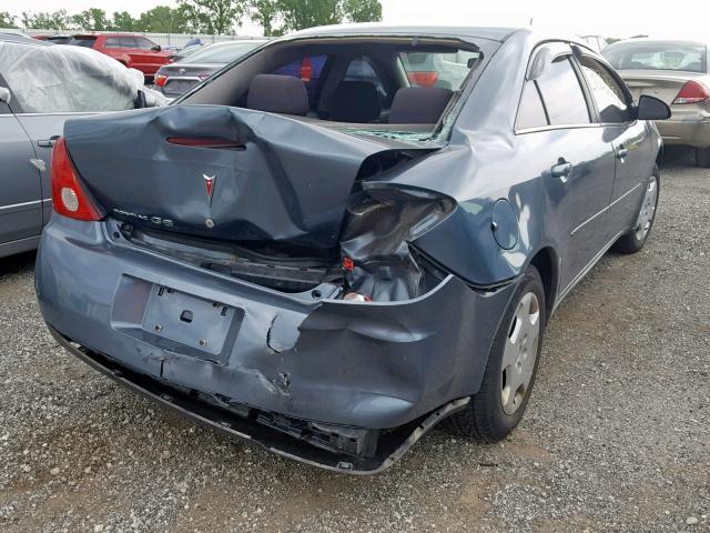 1G2ZF55B664224893 - 2006 PONTIAC G6 SE BLUE photo 4